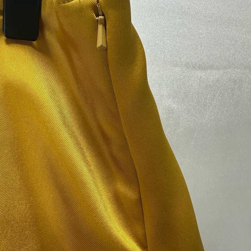 Banana Republic Golden Pleated A-Line Skirt Size 12 NWT - Picture 4 of 8
